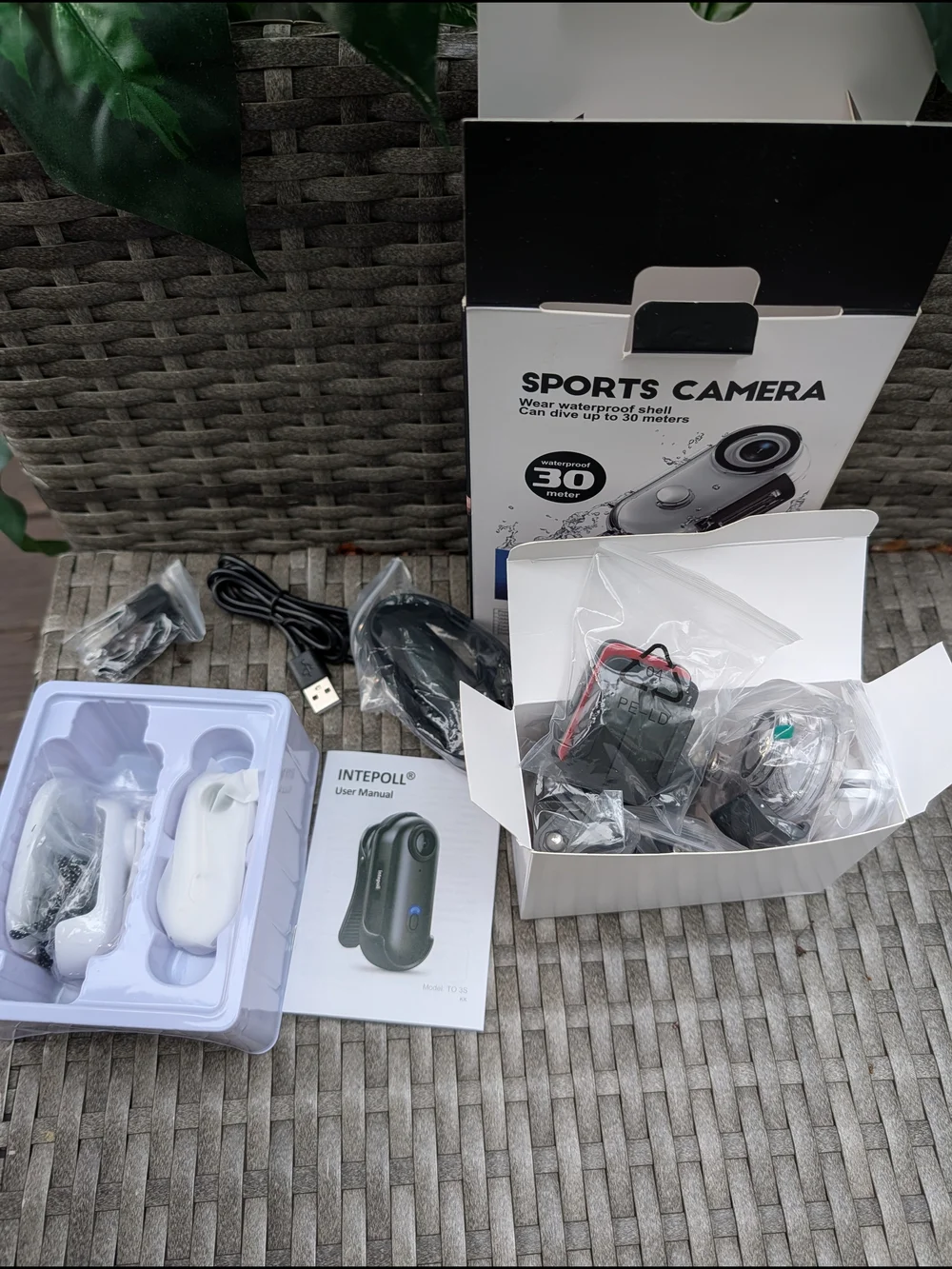 4K Sports Camera WiFi Action Cam - White New